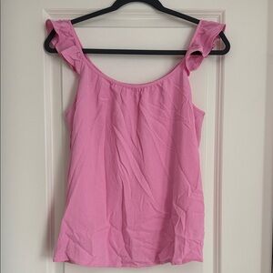 Market & Spruce Pink Camisole with Ruffle Straps